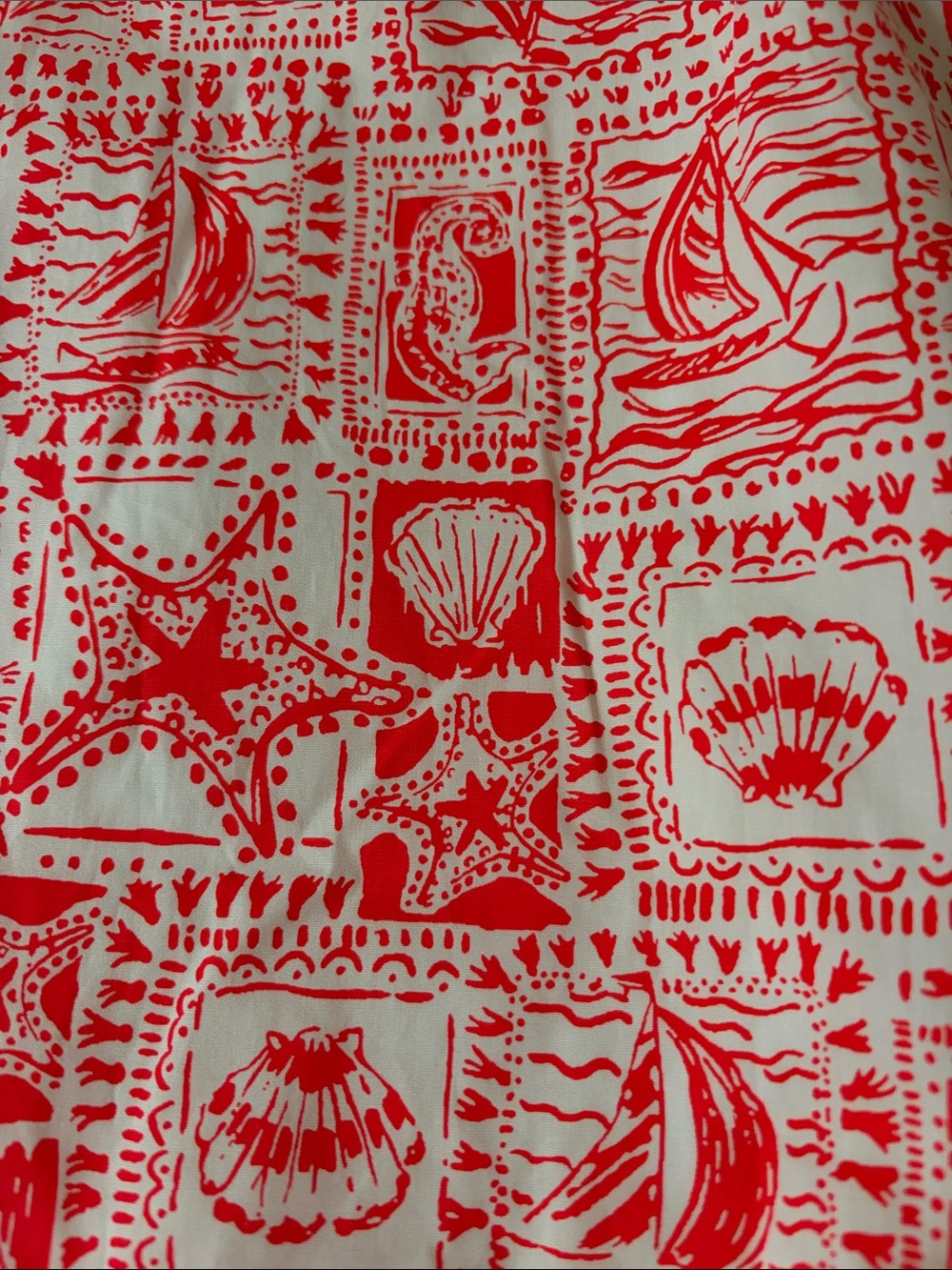 Lilly Pulitzer Rocko Romper Minzer Red Seaside Harbour Print - Picture 4 of 13